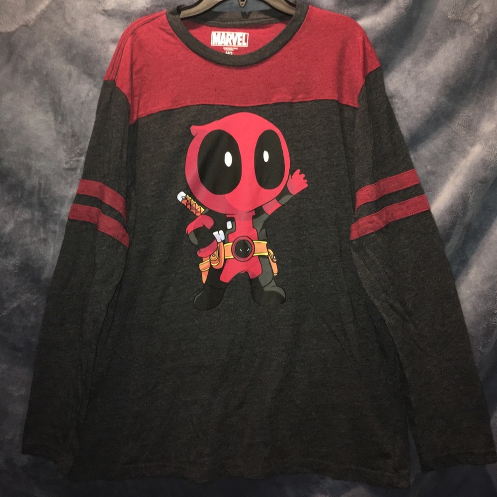 Deadpool Long Sleeve Cotton Shirt