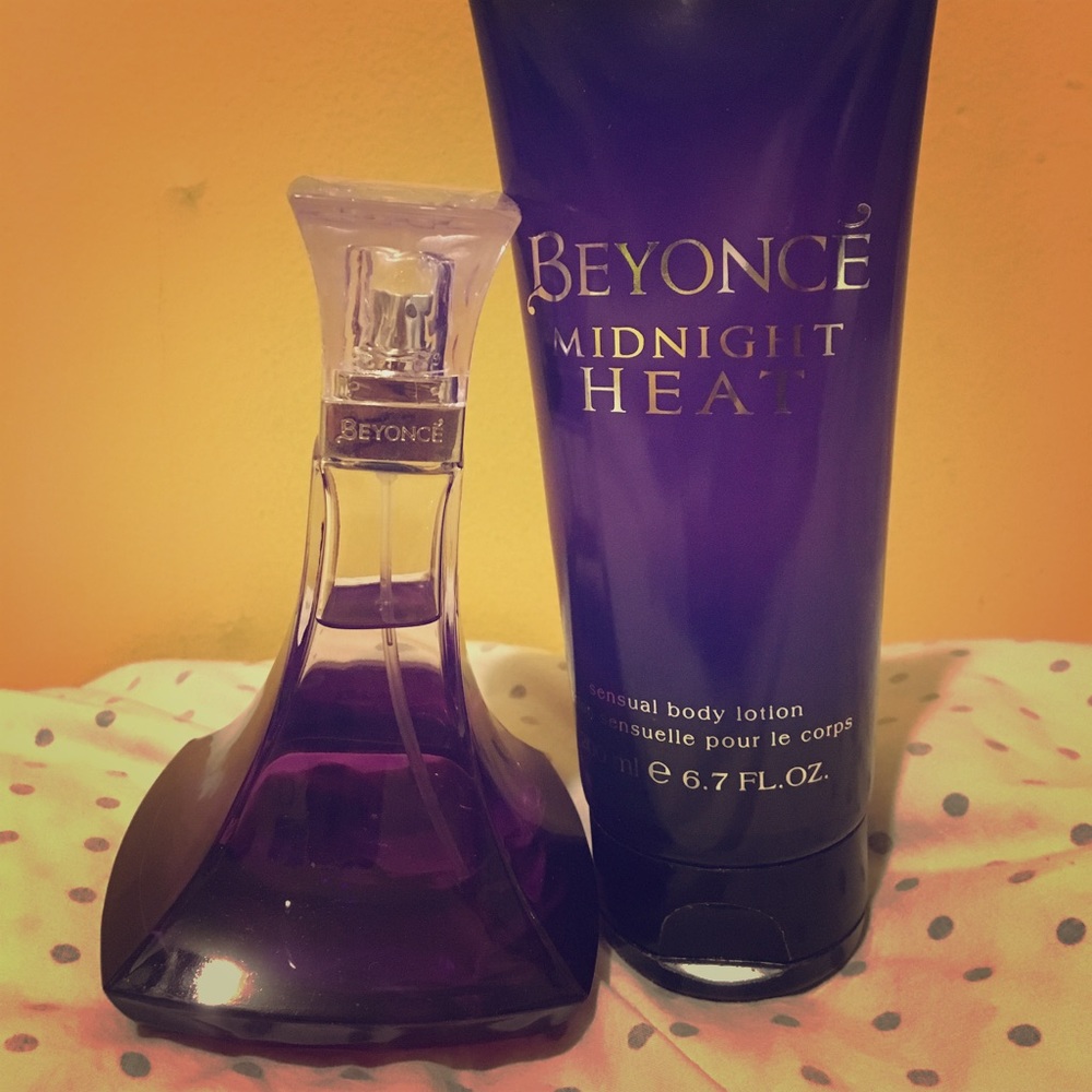 Beyoncé Midnight Heat perfume and lotion