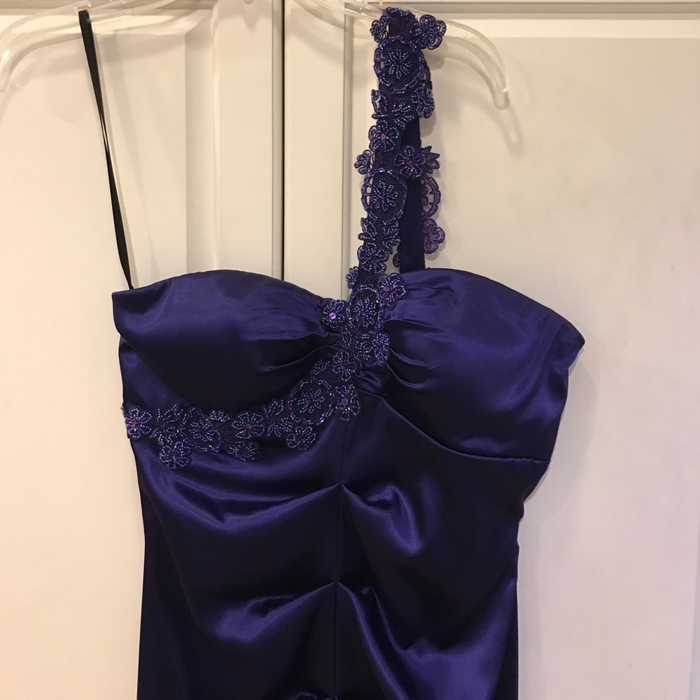 Purple prom dress