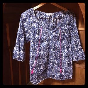 Milly 3/4 length Boho blouse