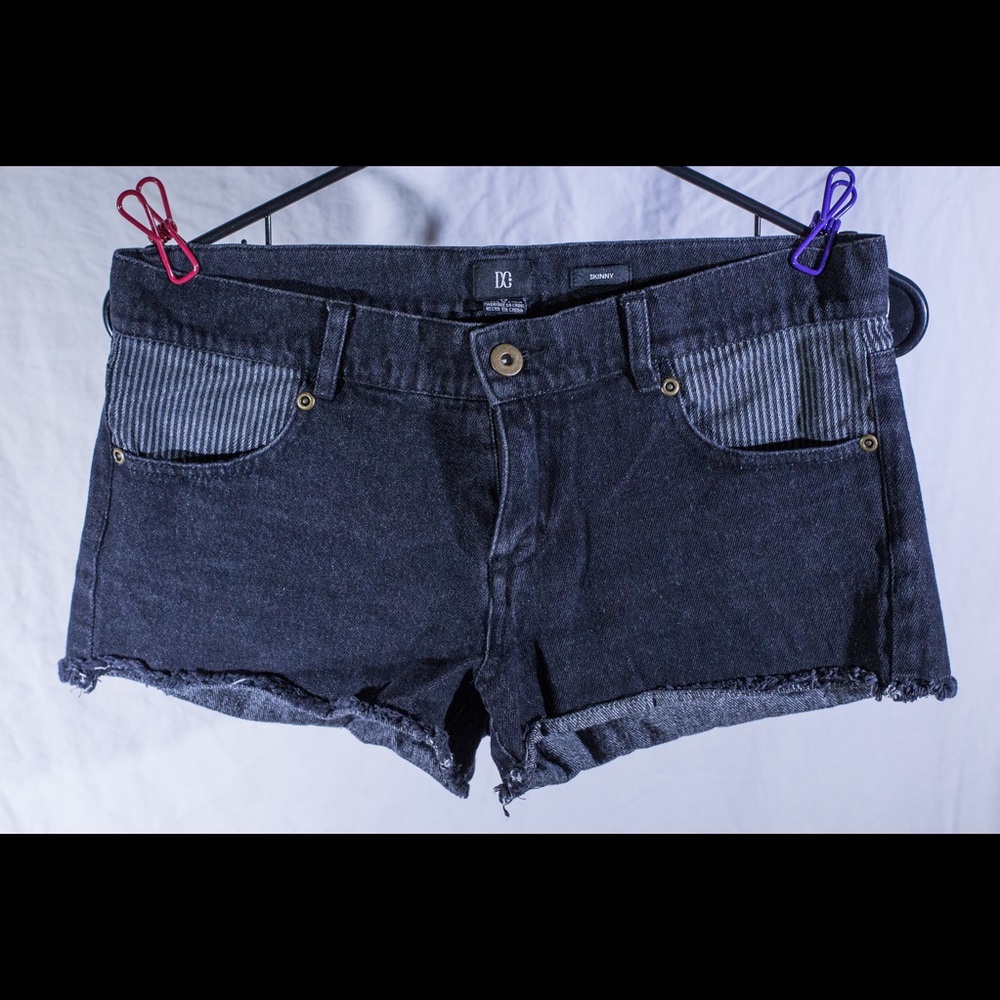 DC Black Jean Shorts