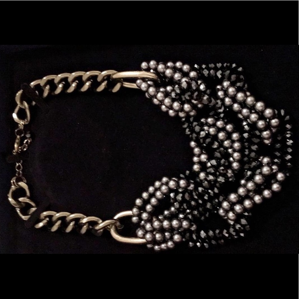 Chunky braided necklace