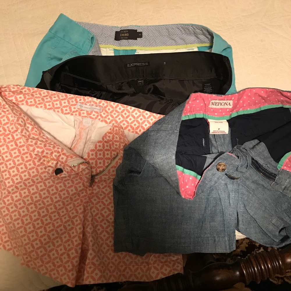 Four pairs of shorts
