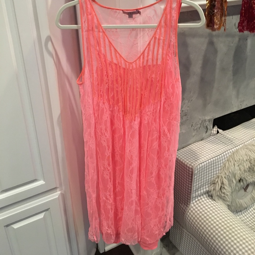 Calypso St Barth NEON lace dress
