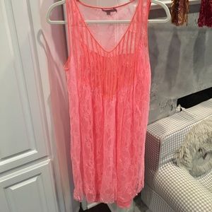 Calypso St Barth NEON lace dress