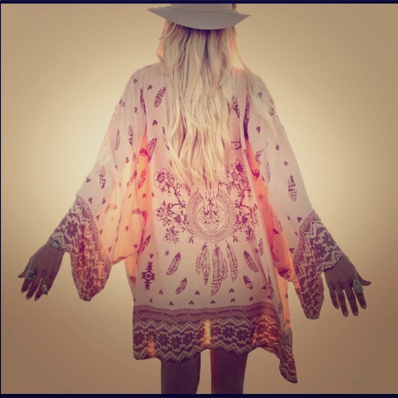 Tops - Longhorn Kimono