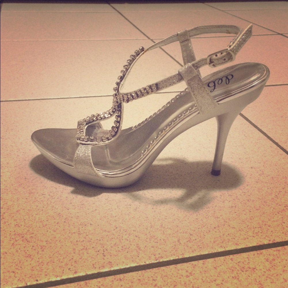 Sparkly high heels