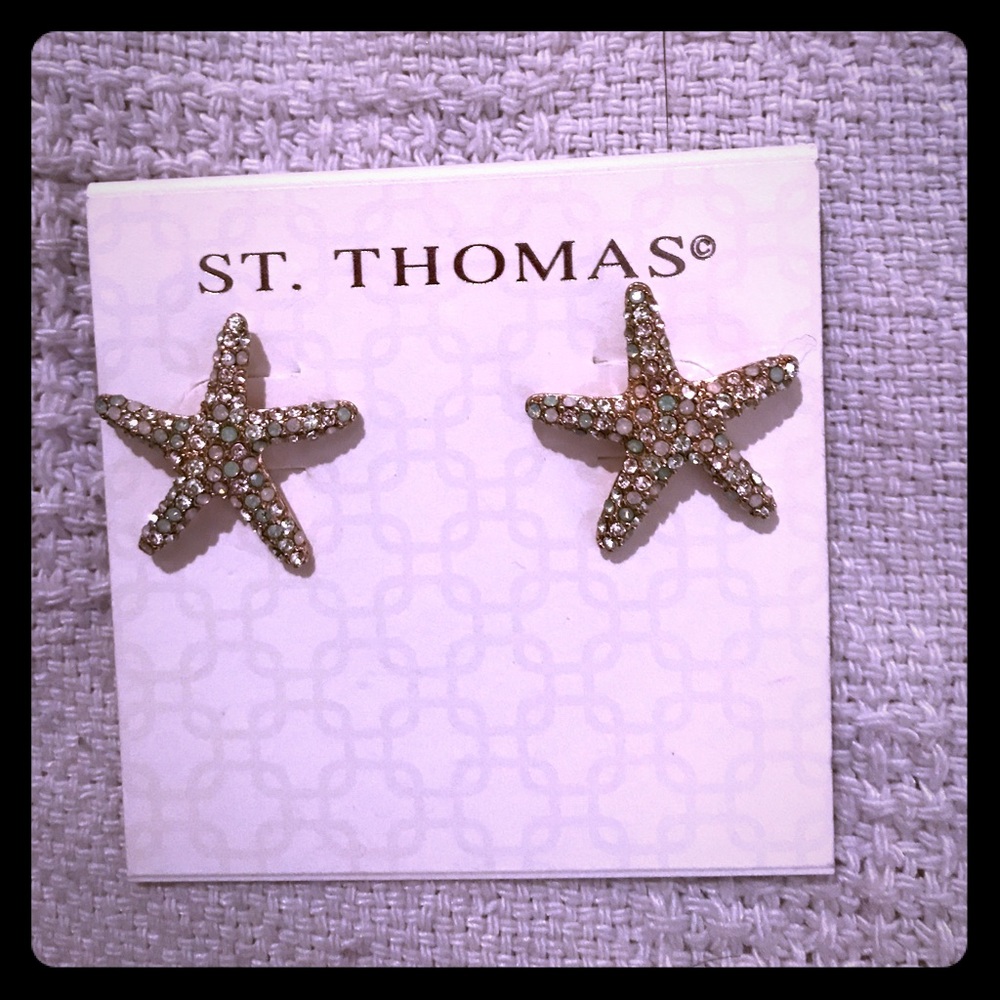 ST. THOMAS STAR FISH EARRINGS NWT (BUNDLE)