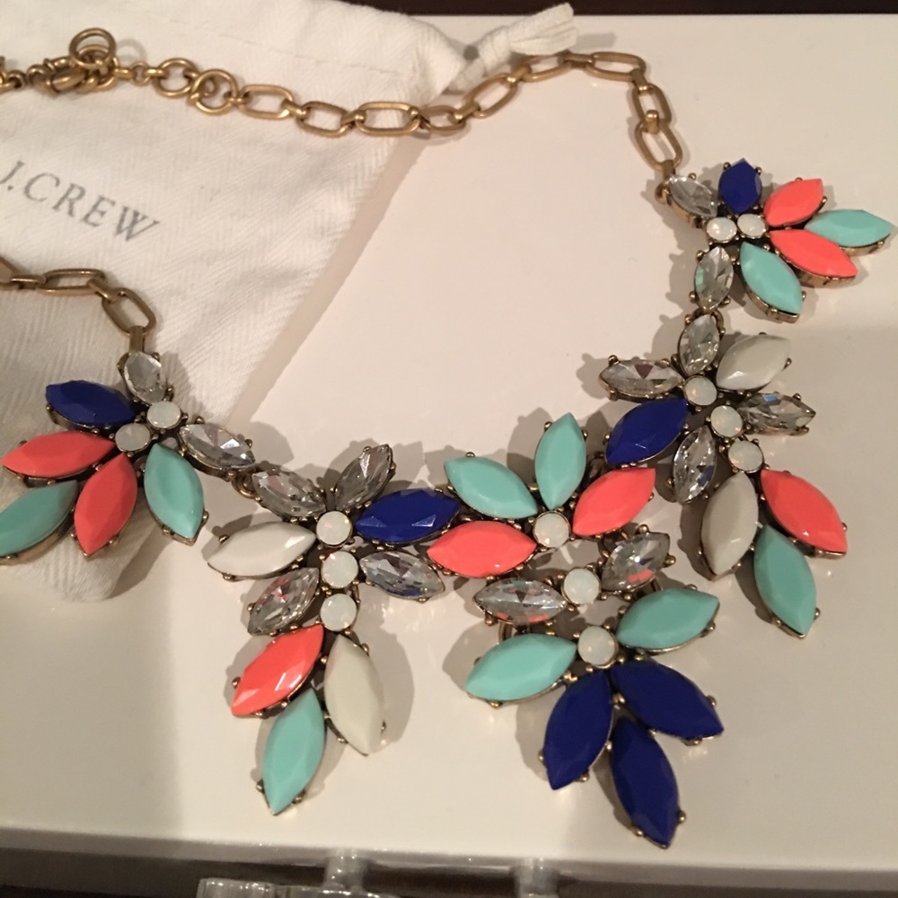 J Crew multi color necklace