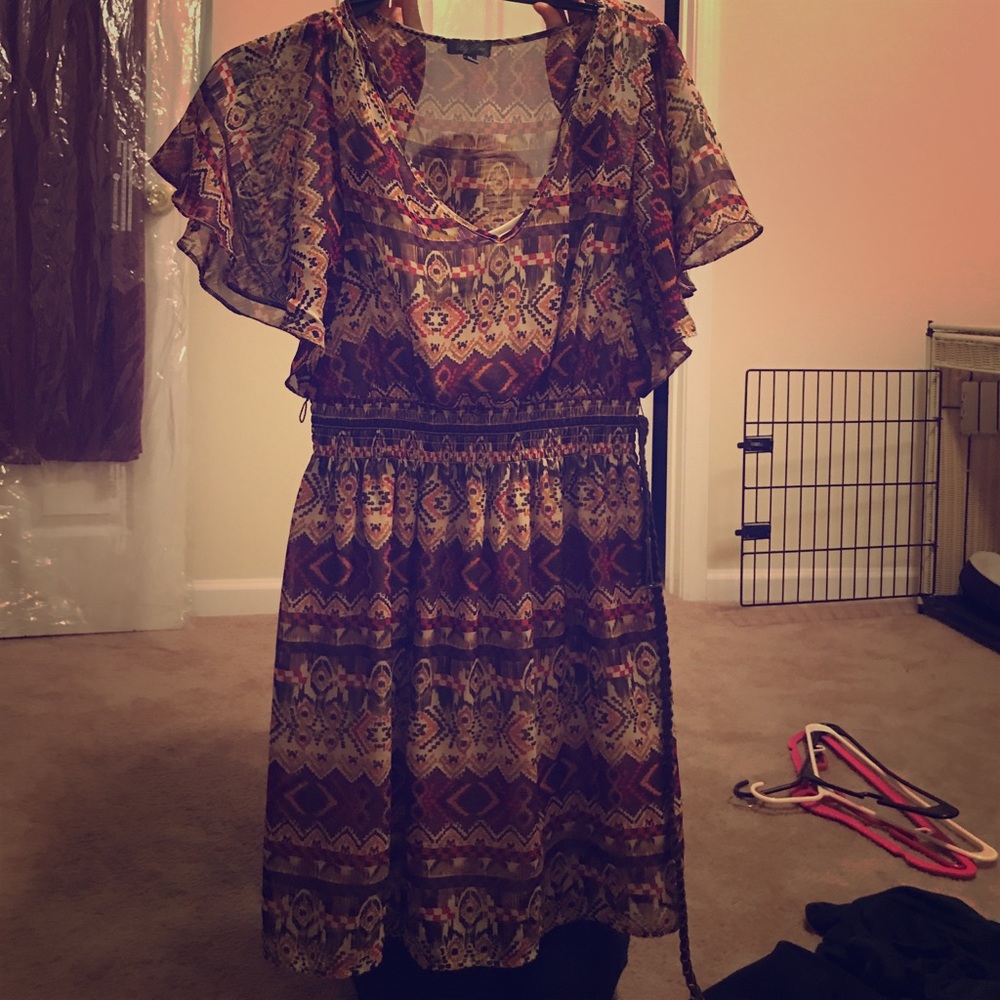 Tribal vintage dress