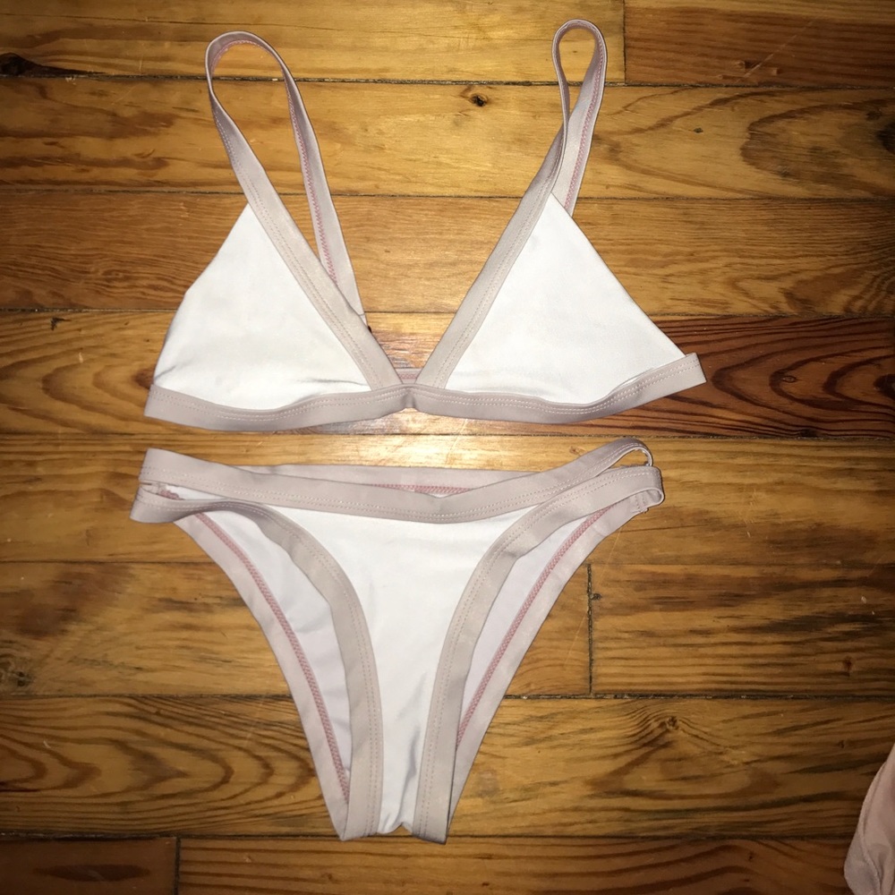 White bikini