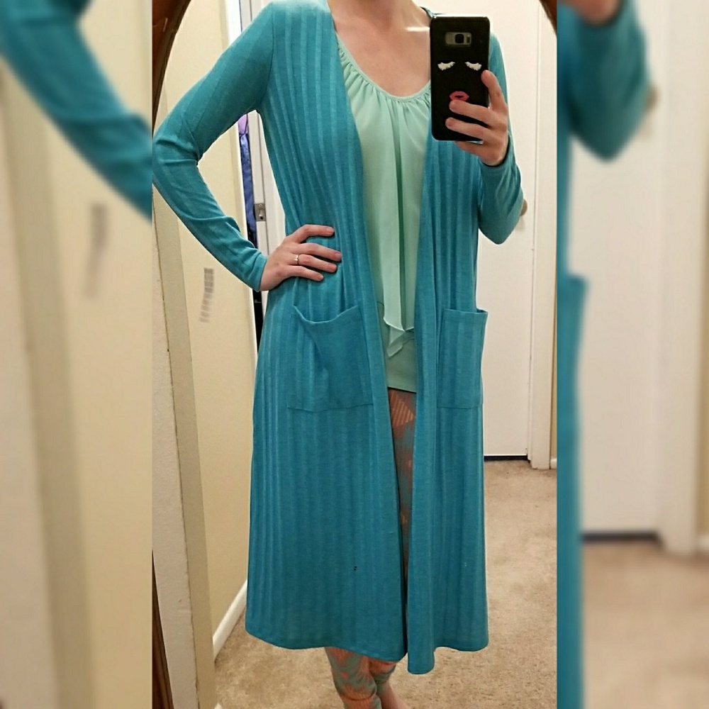 Turquoise duster