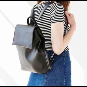 Vegan leather backpack