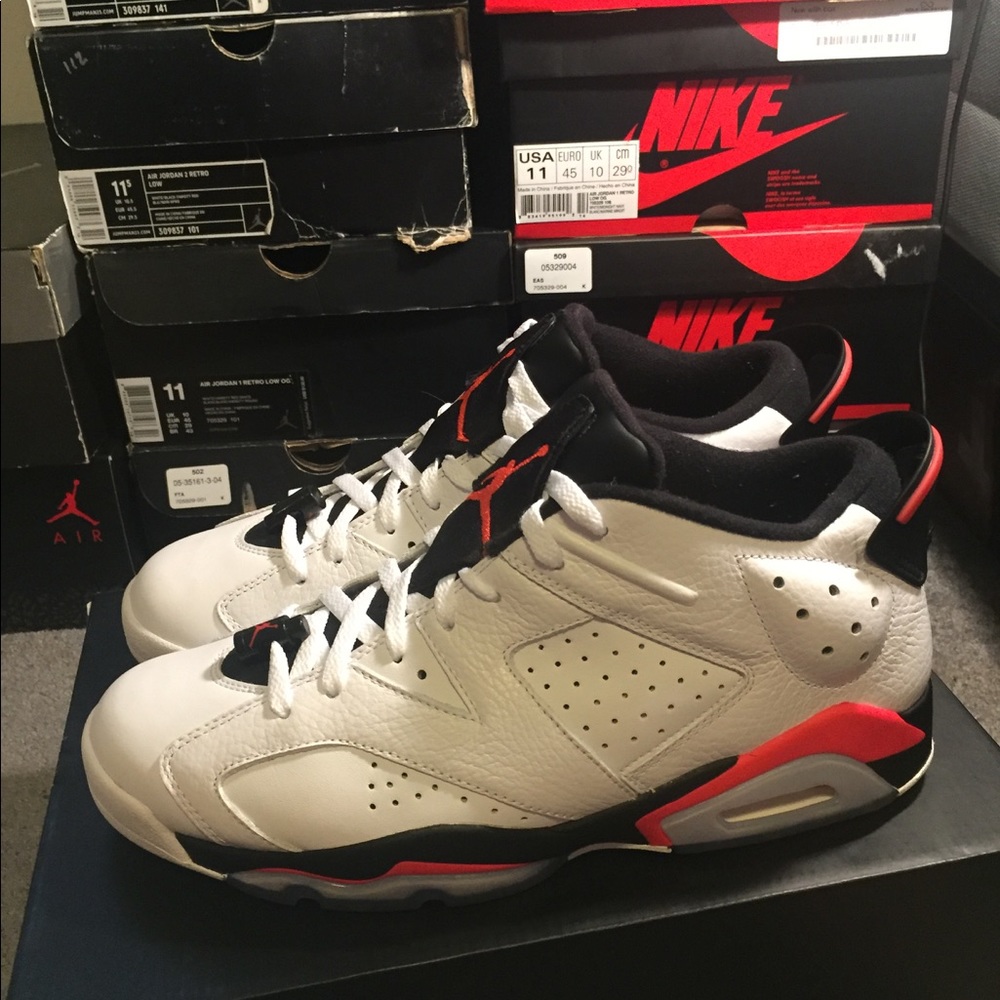 Jordan VI 6 low size 11 infrared