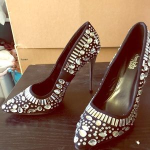 Rhinestone heels