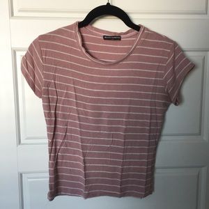 Brandy pink striped top