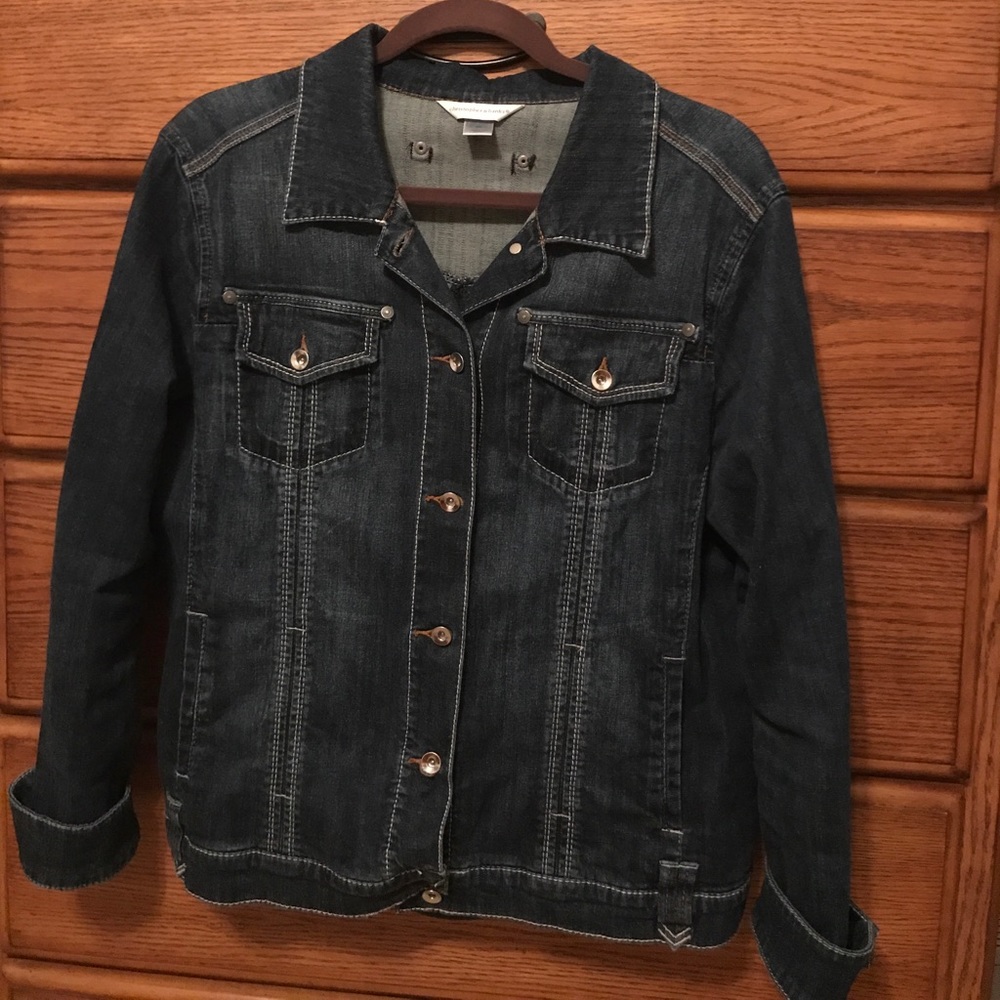 Christopher & Banks Jean Jacket