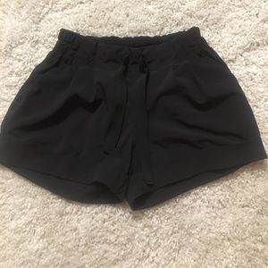 Black Lululemon shorts.