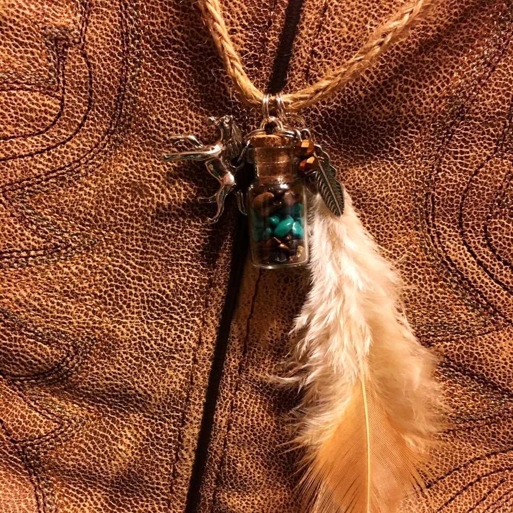 "Horse Spirit" Mini Bottle Necklace