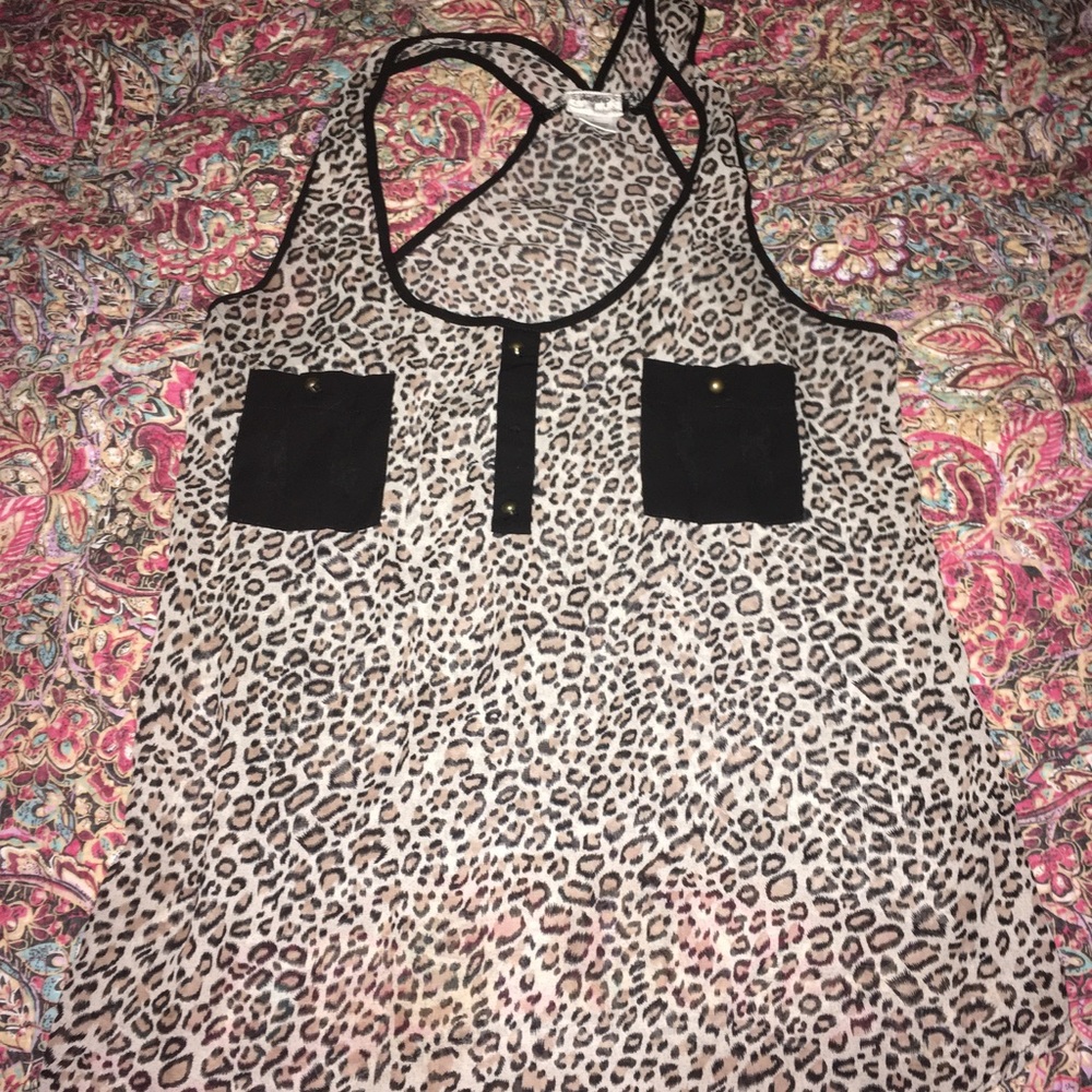Leopard tank shirt