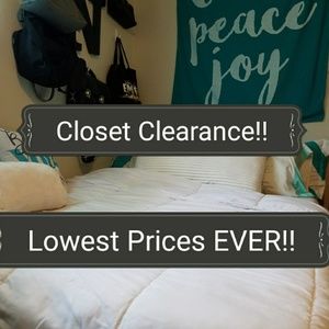 Closet Clearance Sale
