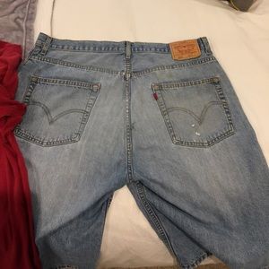 Levi's 36 waist jean shorts