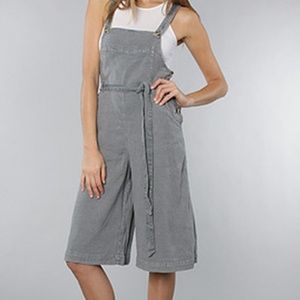 Free People Linen Overalls