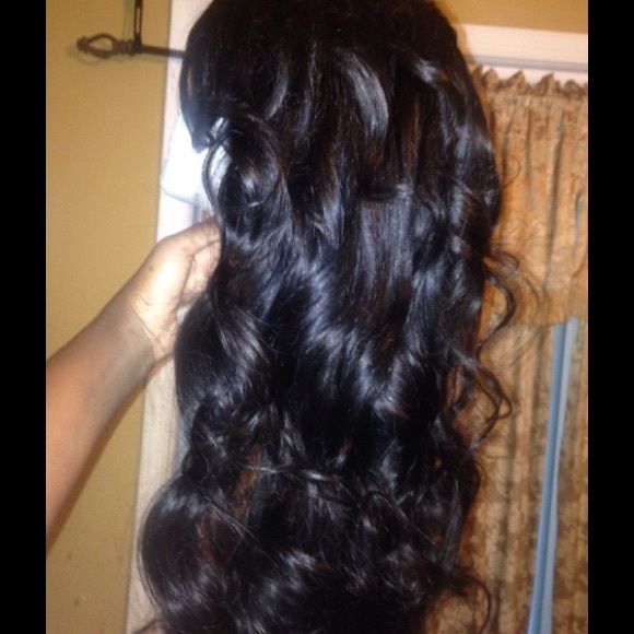 24 inch layered closure wig main image 4