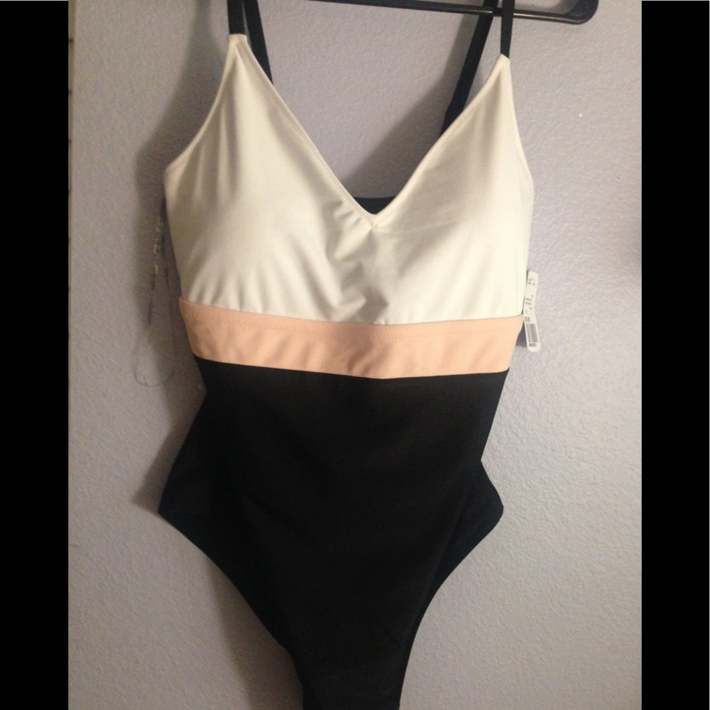 A one piece bathing suit