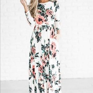 Floral maxi dress