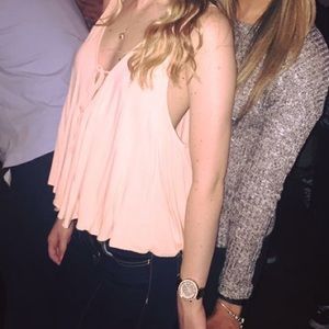 urban outfitters Light pink flowy top