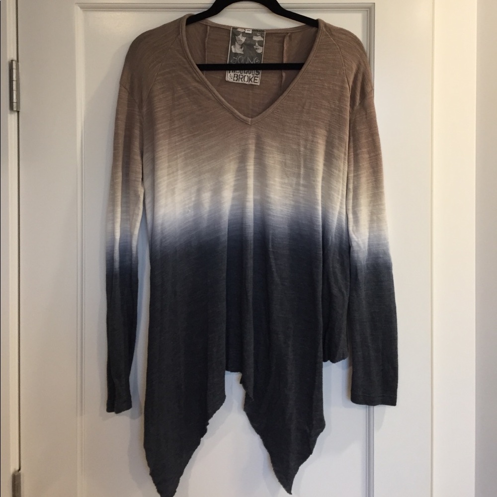 Young Fabulous & Broke tie-dye long sleeve shirt