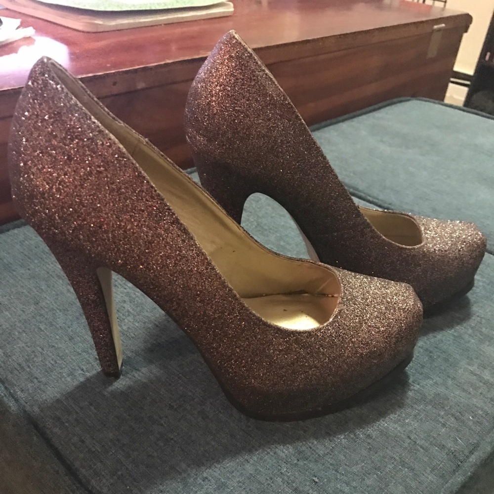 Used madden girl glitter heels