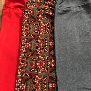 3 Pairs of OS LulaRoe Leggings