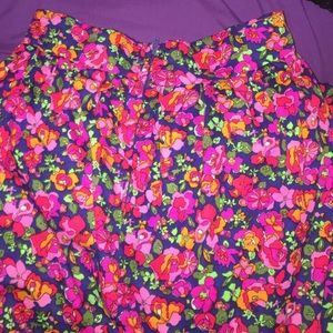 Vintage, floral maxi skirt :) xs/s