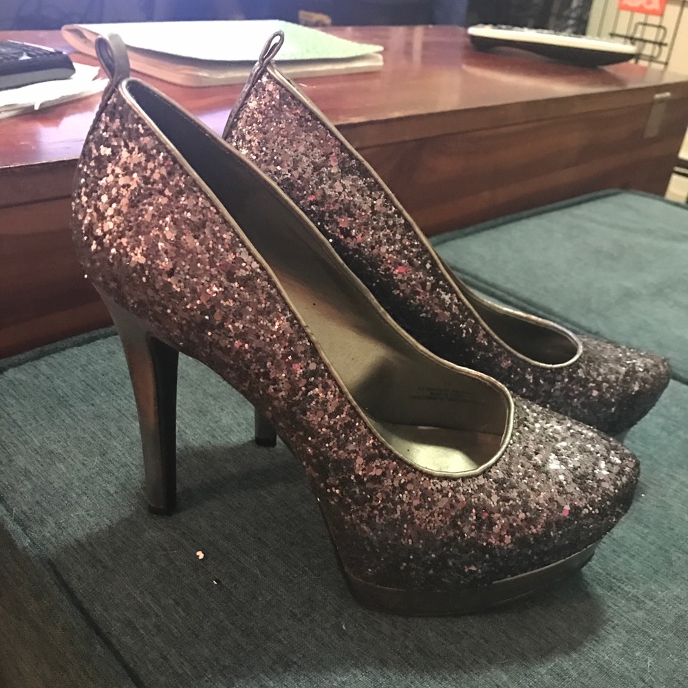 mossimo glitter heels