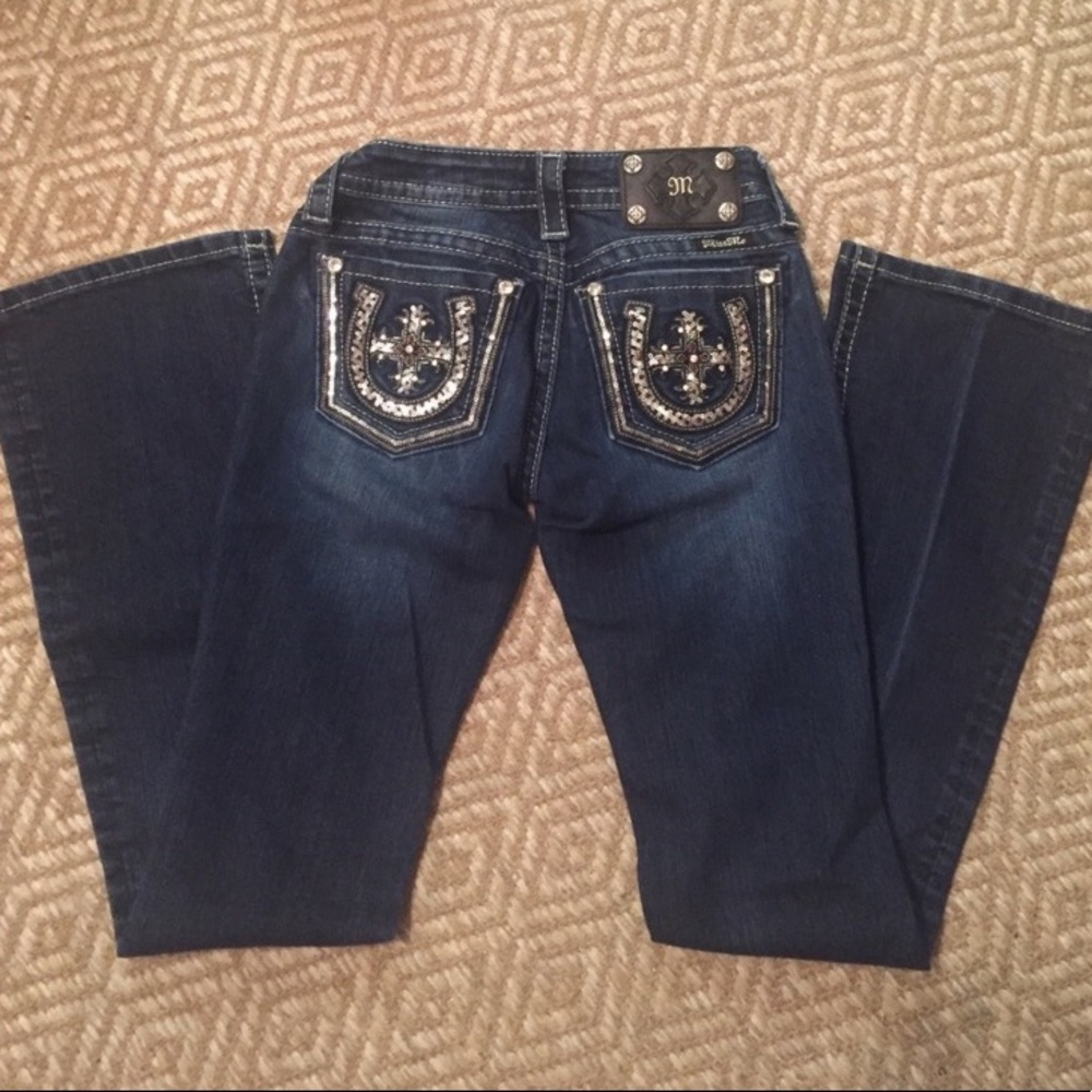 Miss Me Bootcut Jeans size 24! Like New!
