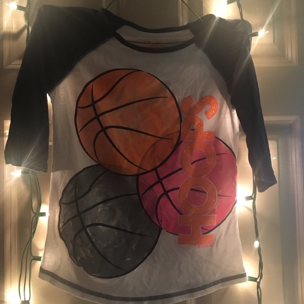 Basketball Baseball Tee