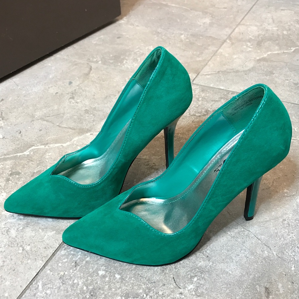 Green High Heels