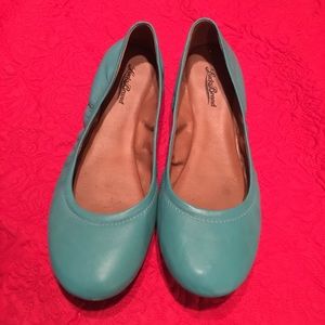 Turquoise Lucky Brand flats