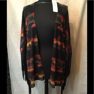 Ladies fringe jacket