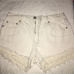 Free people white shorts