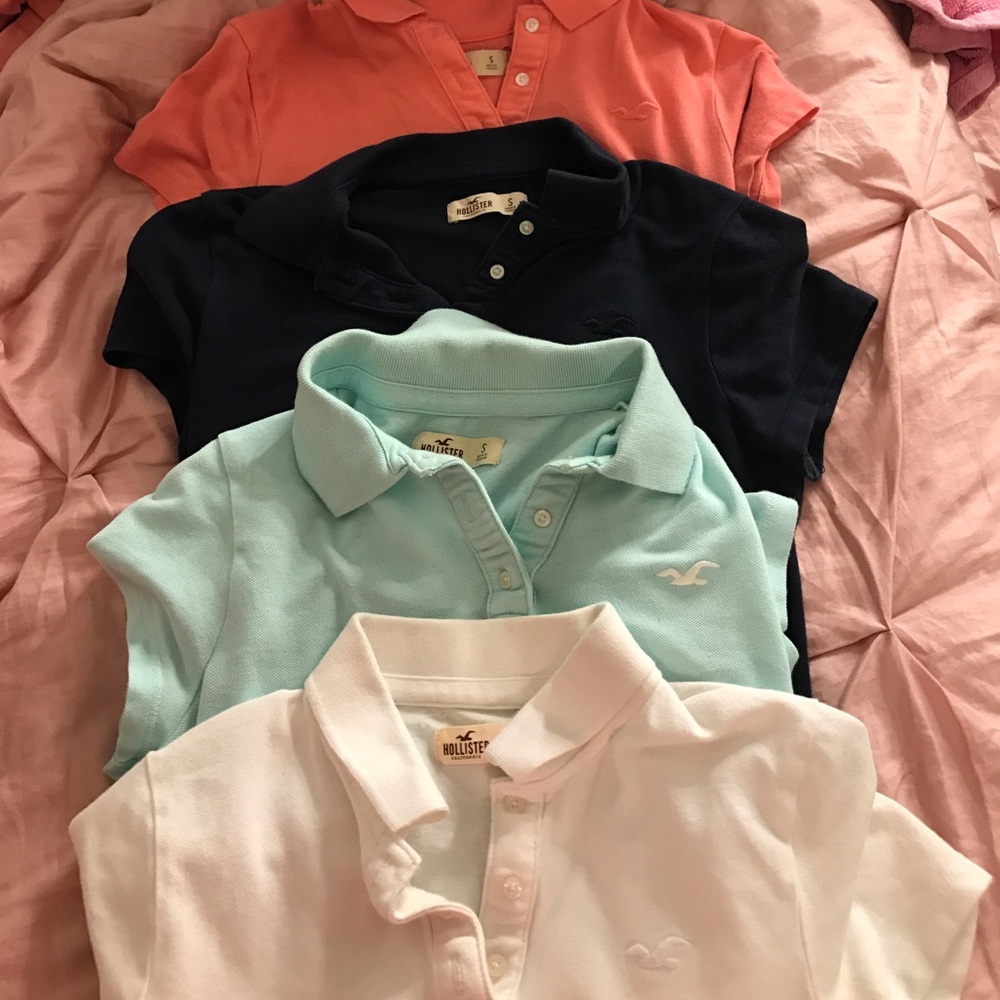 Four Hollister shirts $25 in great condition