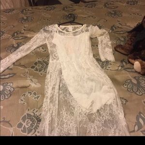 Urban outfitters Lace over lay dress