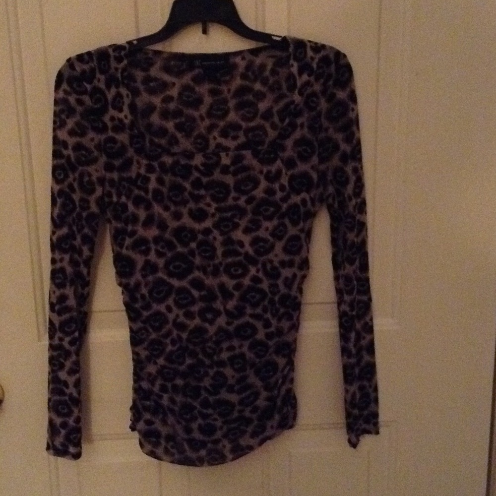 INC nylon print top