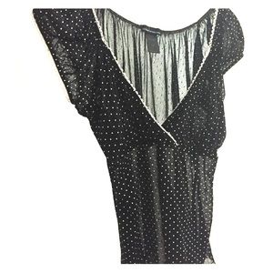 Moda international polka dot shirt