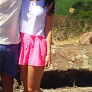 Hot Pink Flowy Shorts