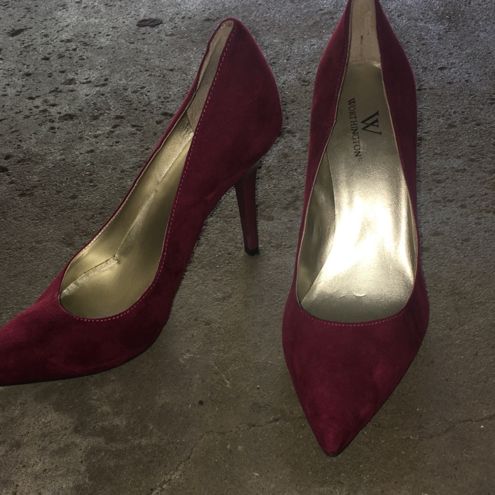 Maroon heels