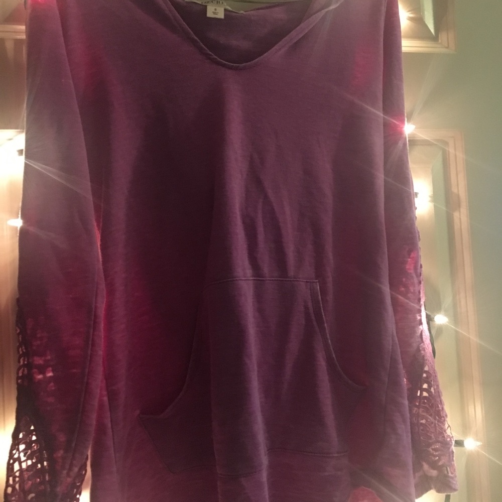 Puebla Hoodie w/ Crochet Detailing