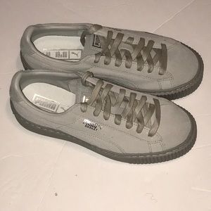 Puma Basket Leather Platform Sneaker